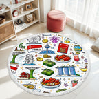 Custom Round Tassel Beach Towel