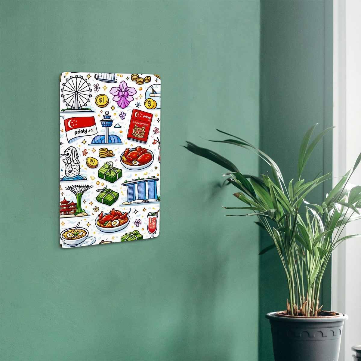 Custom Tin Sign Rectangular (2:3) Metal Sign Decor (Vertical)