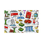Custom Double Layer Imitation Linen Placemats