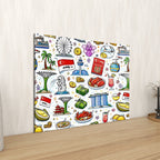 Custom Rectangular Acrylic Wall Art Prints with Hook (5:4)