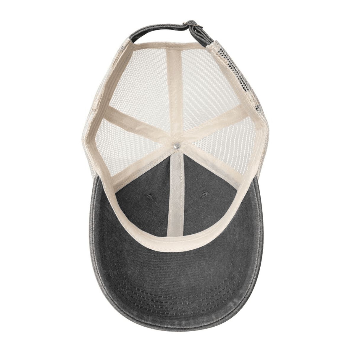 Custom Washed Denim Mesh Cap