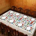 Custom Table Runner Placemat Set 9 Pieces