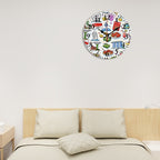 Custom Fashion PVC Wall Clock