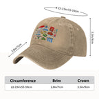 Custom Unisex Washed Denim Baseball Cap