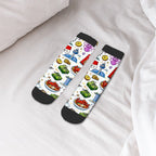 Custom Color Contrast Tube Socks