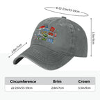 Custom Unisex Washed Denim Baseball Cap