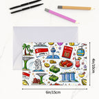 Custom Horizontal Greeting Cards (Pearl Paper)