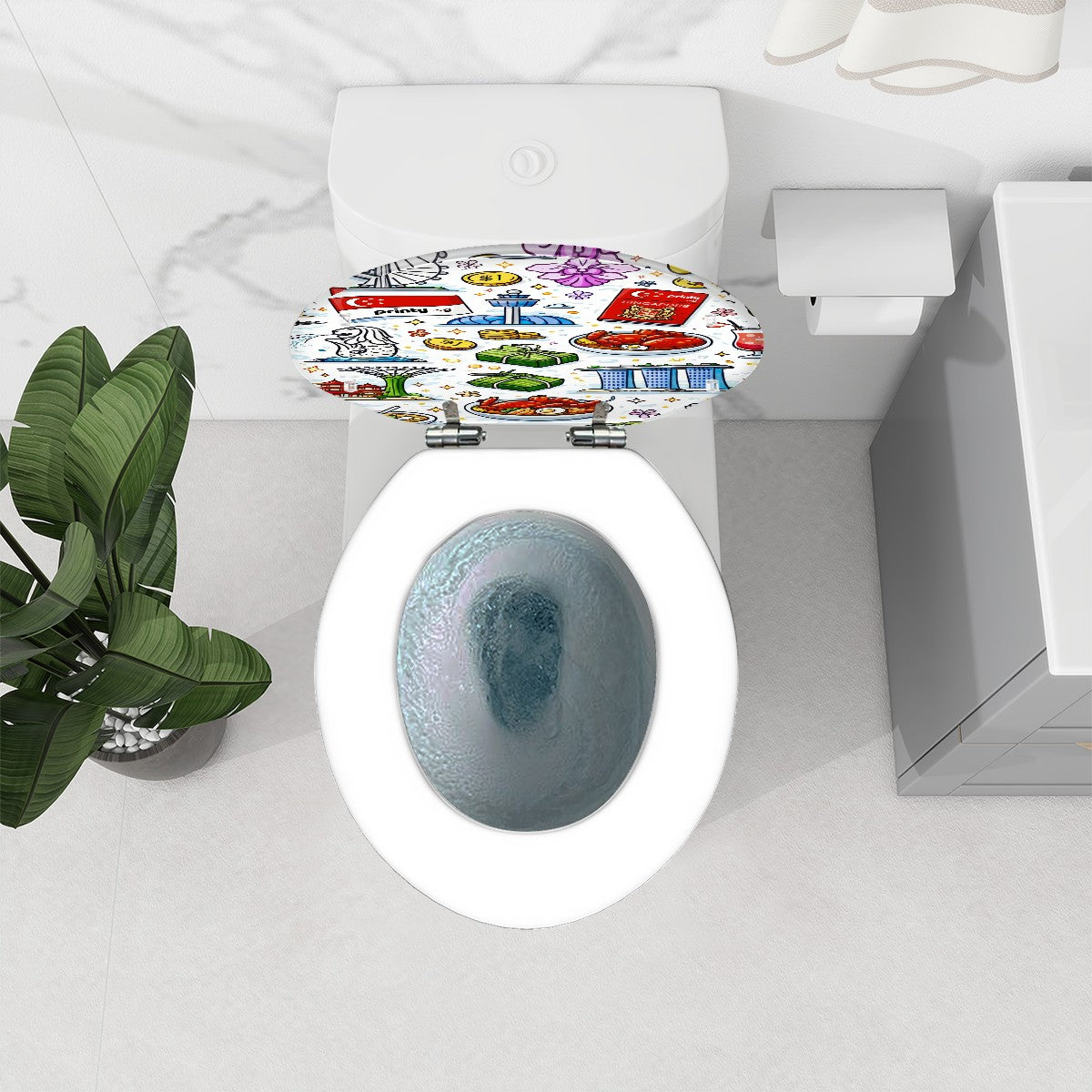Custom Round Toilet Seat O-Shaped