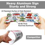 Custom Metal Signs Outdoor 11.8"x7.9"