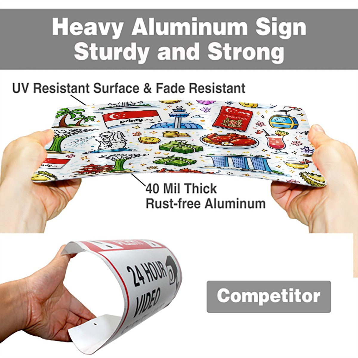 Custom Metal Signs Outdoor 11.8"x7.9"