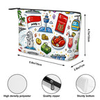 Custom Trapezoid Oxford Cloth Makeup Bag
