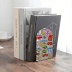 Custom Small Wooden Bookends 2 pcs