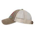 Custom Washed Denim Mesh Cap