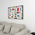 Custom Frameable Canvas Prints Wall Art (Horizontal)