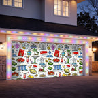 Custom Garage Door Banner Backdrop