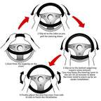 Custom Thickened Elastic Car Steering Wheel Cover