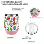 Custom Egg-Shaped Tumbler (12oz)