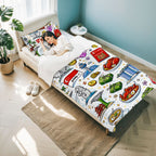 Custom Twin Duvet Cover Set 68"x86"