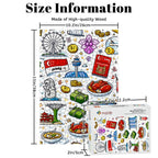 Custom Wooden Jigsaw Puzzles 300 pcs (Vertical)