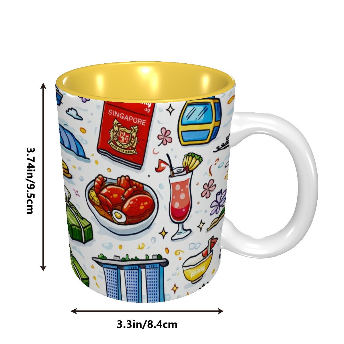 Custom Ceramic Coffee Mugs (11oz)