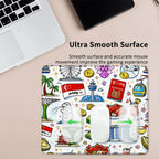 Custom Mouse Pad with Rubber Lock Edge