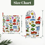 Custom Silicone Oven Mitts and Pot Holders Sets (Left)