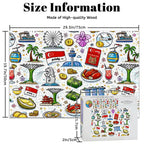 Custom Wooden Jigsaw Puzzles 1000 pcs (Horizontal)