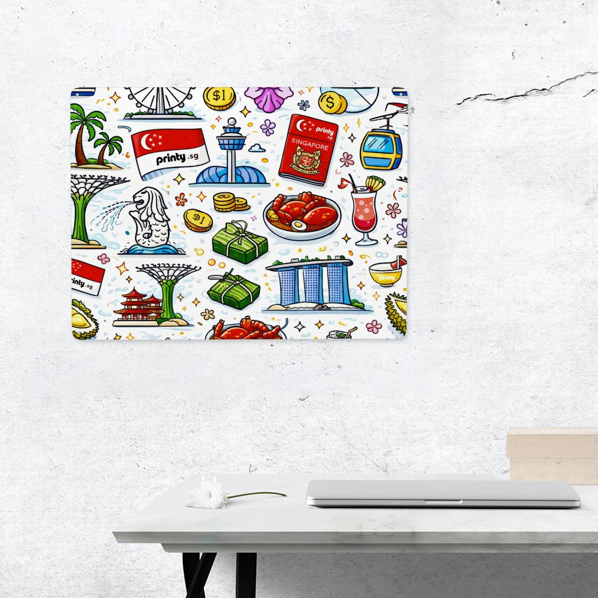 Custom Tin Sign Rectangular (4:3) Metal Sign Decor (Horizontal)