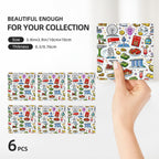 Custom Square Ceramic Coasters 6 pcs