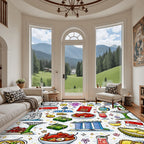 Custom Large Area Rug Floor Carpet (4:3)