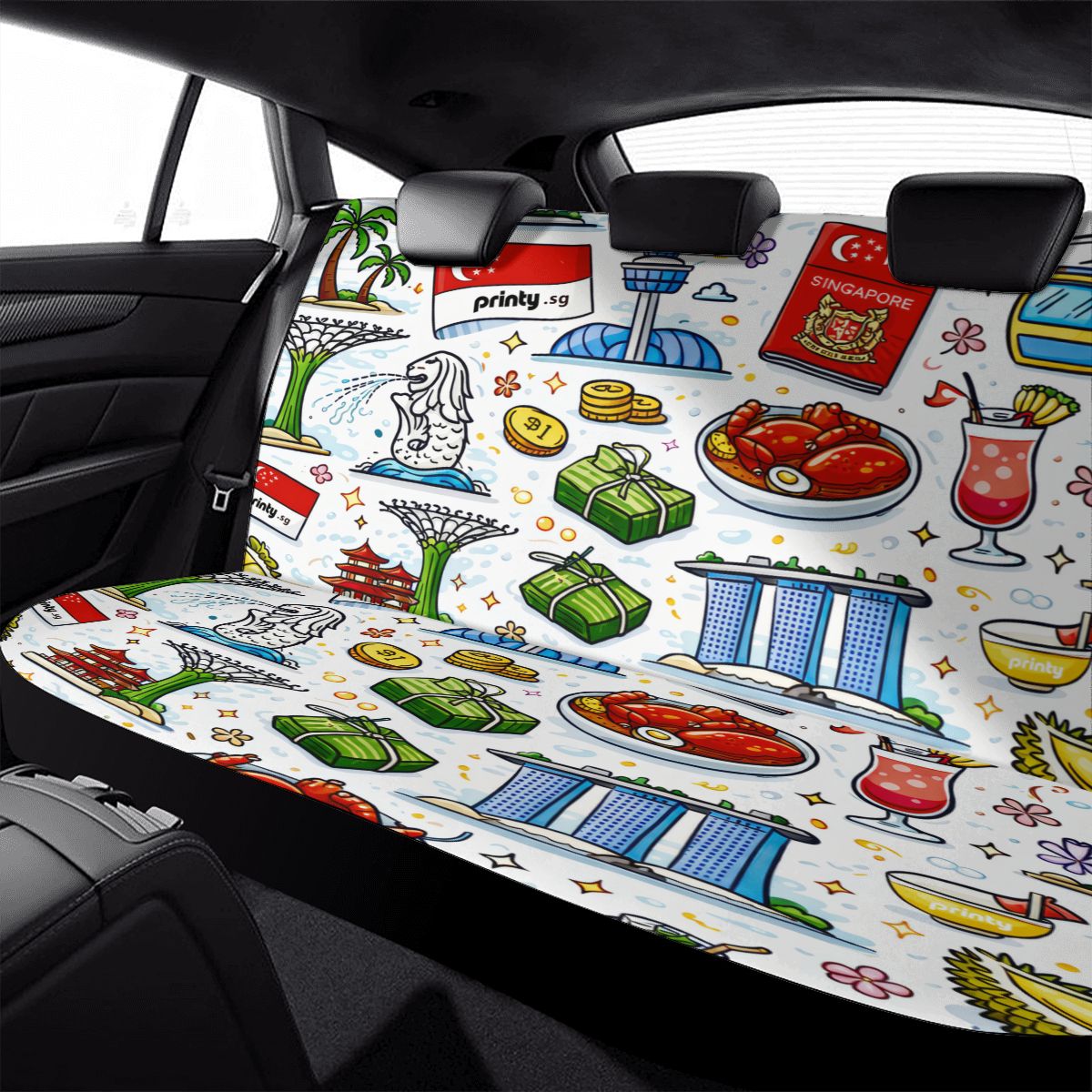 Custom Car Back Seat Cover