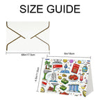 Custom Golden Edge Greeting Cards (Horizontal)