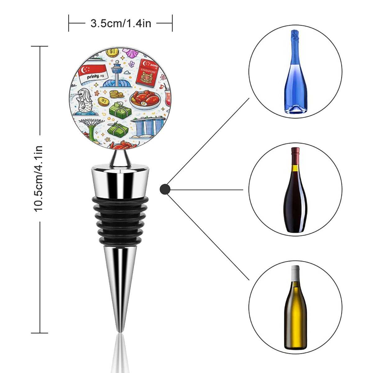 Custom Wine Bottle Stopper