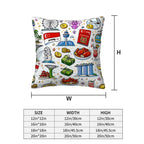 Custom All Season Throw Pillow Covers (Single-Sided Design)