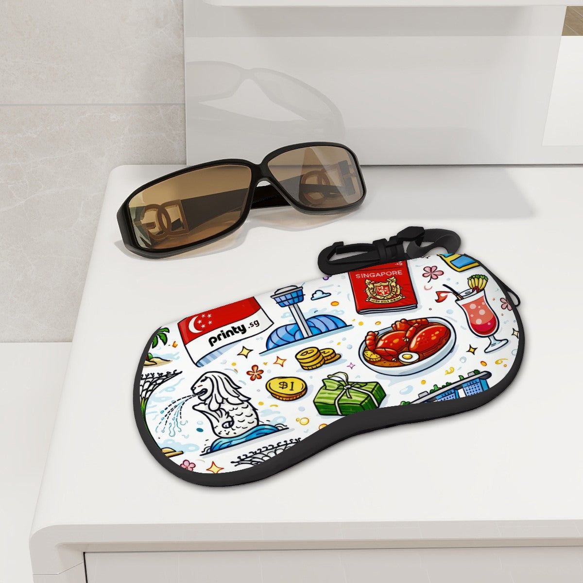 Custom Zipper Glasses Case
