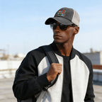 Custom Washed Denim Mesh Cap