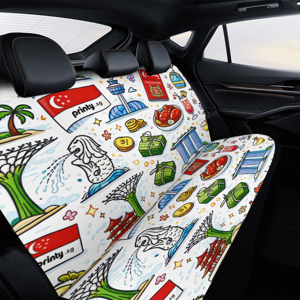 Custom Car Back Seat Cover