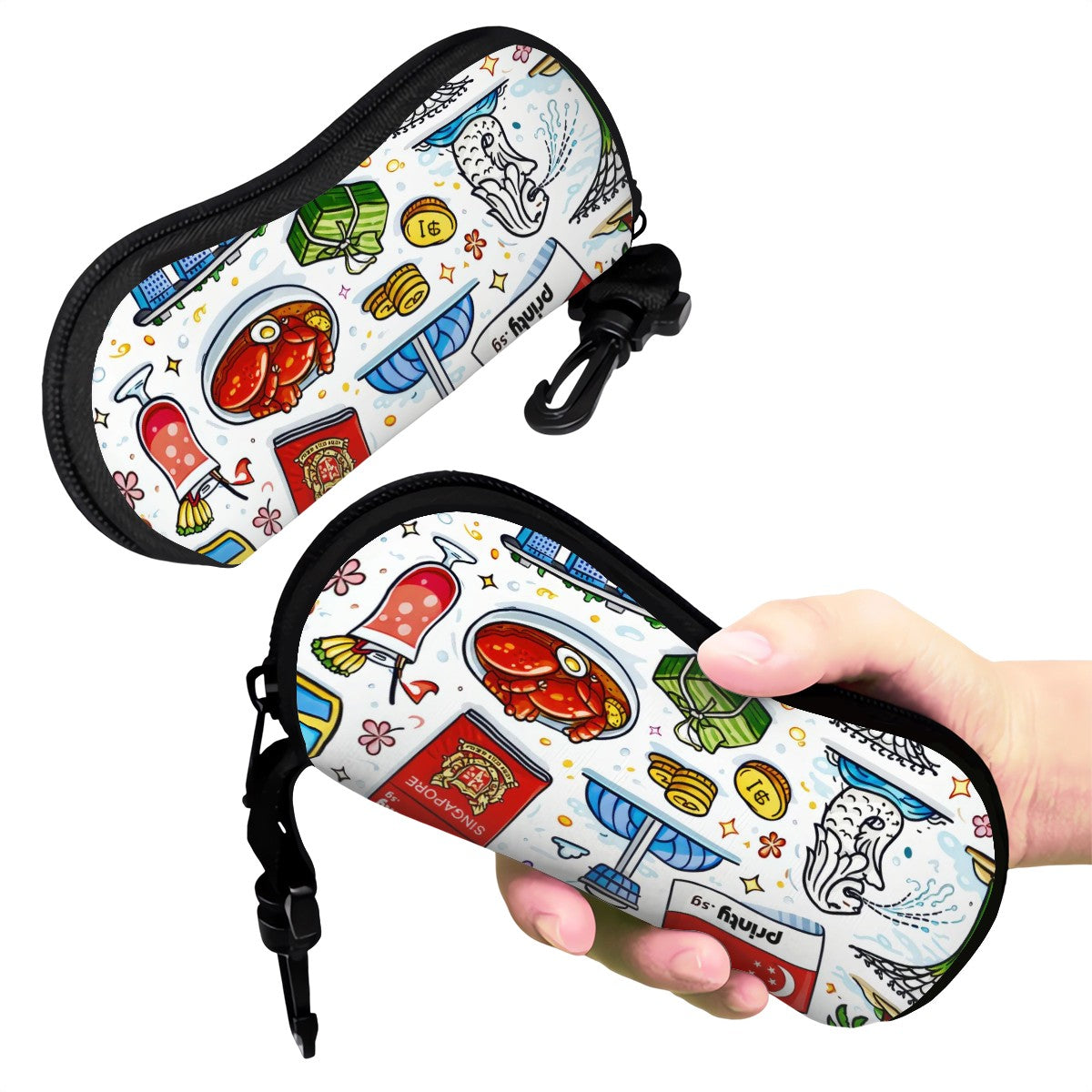 Custom Zipper Glasses Case