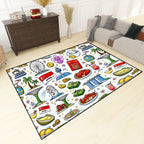 Custom Area Rug Floor Carpet (4:3)