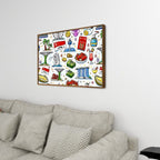Custom Frameable Canvas Prints Wall Art (Horizontal)