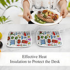 Custom Heat Resistant Pot Holders Set of 2