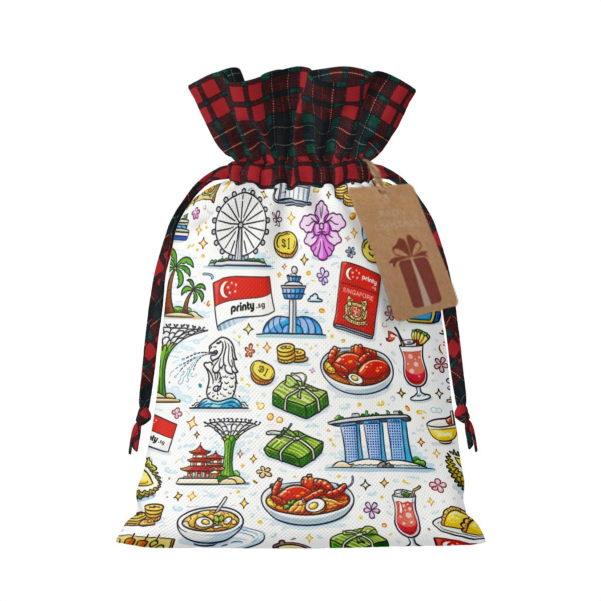 Custom Christmas Santa Sack