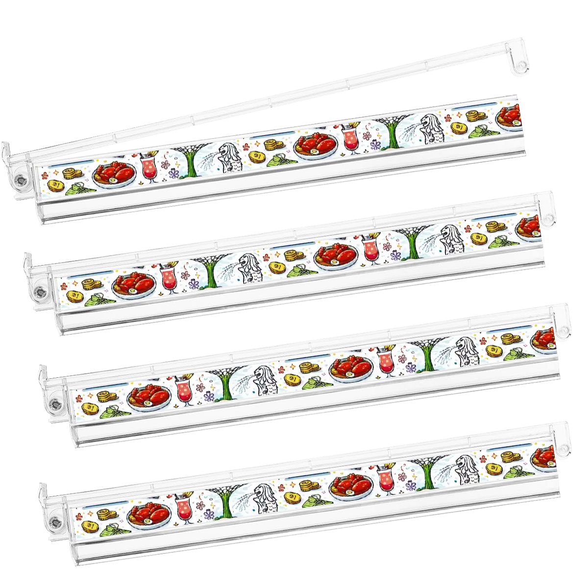 Custom 4 Artistic Mahjong Tile Pusher Racks