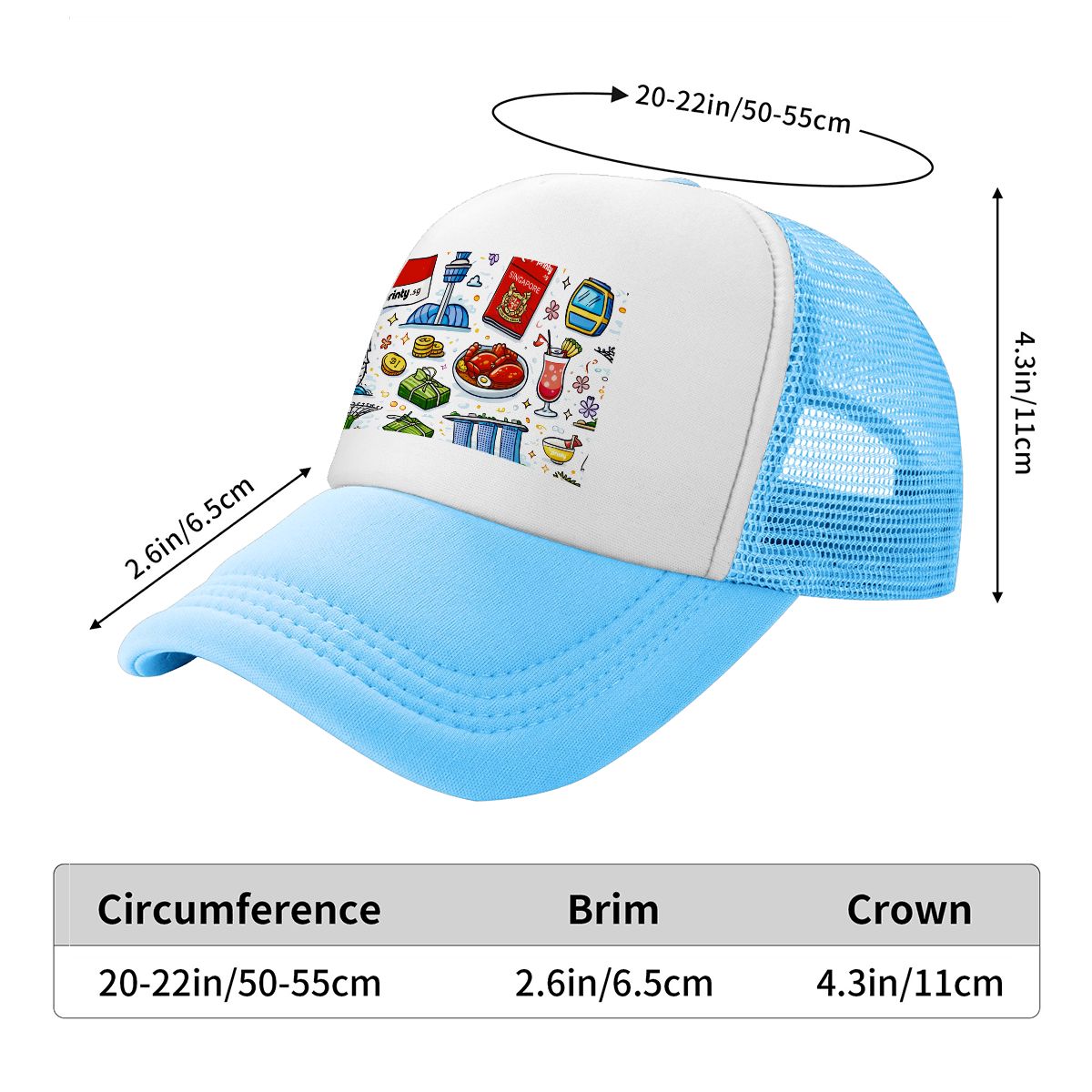 Custom Kids Mesh Baseball Cap