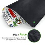 Custom Mouse Pad with Rubber Lock Edge