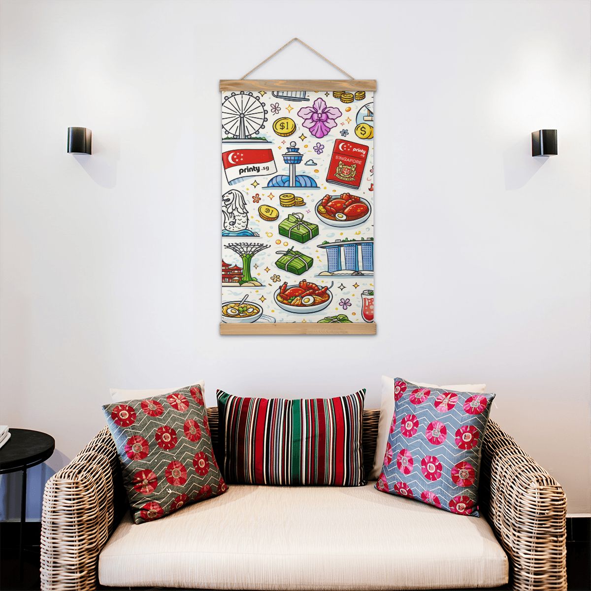 Custom Linen Canvas Wall Art