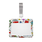 Custom ID Badge Holder (Front And Back Different) (Horizontal)