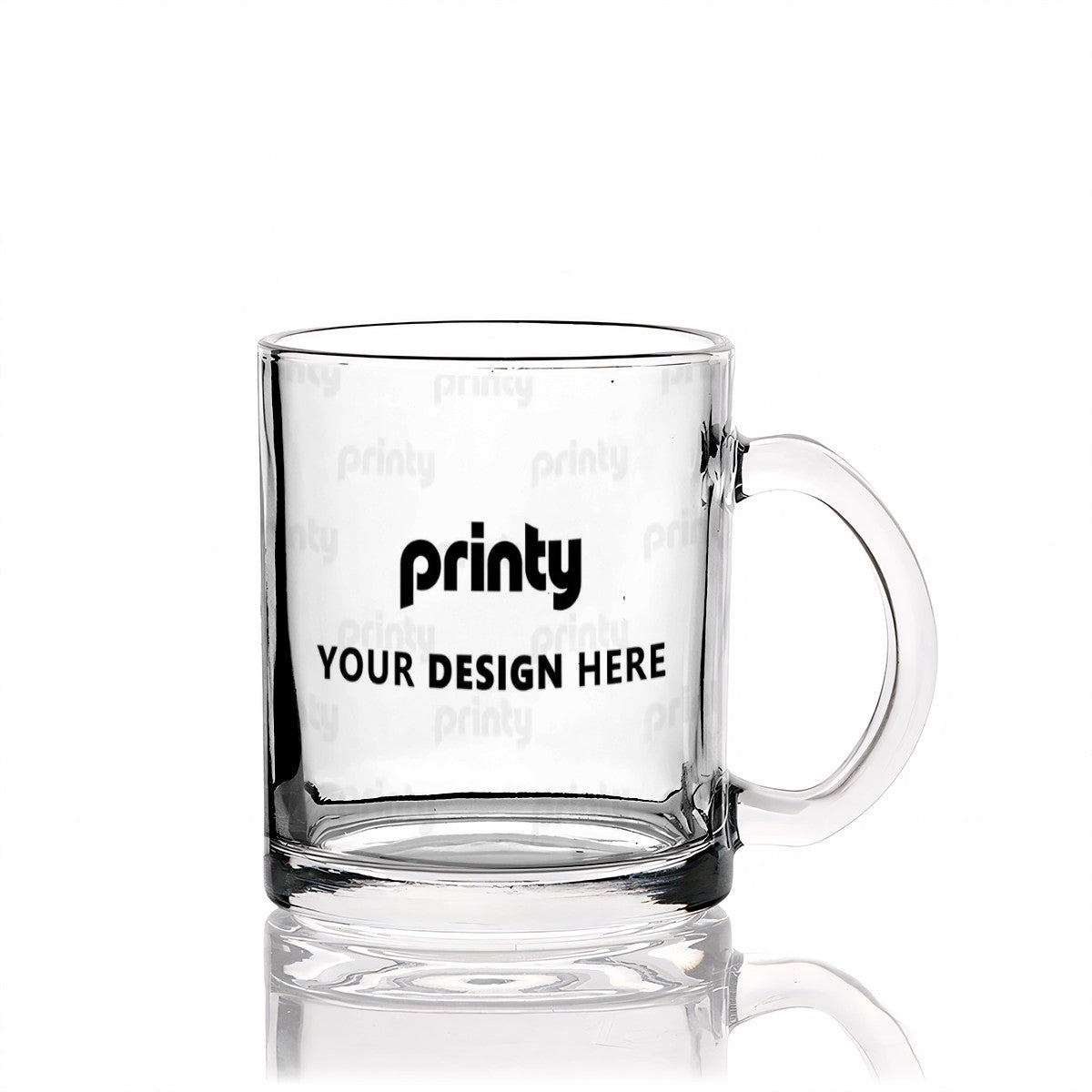 Custom Glass Coffee Cups (12oz)