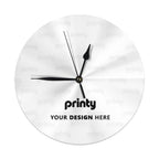 Custom PVC Wall Clock without Numbers & Scales with Stand