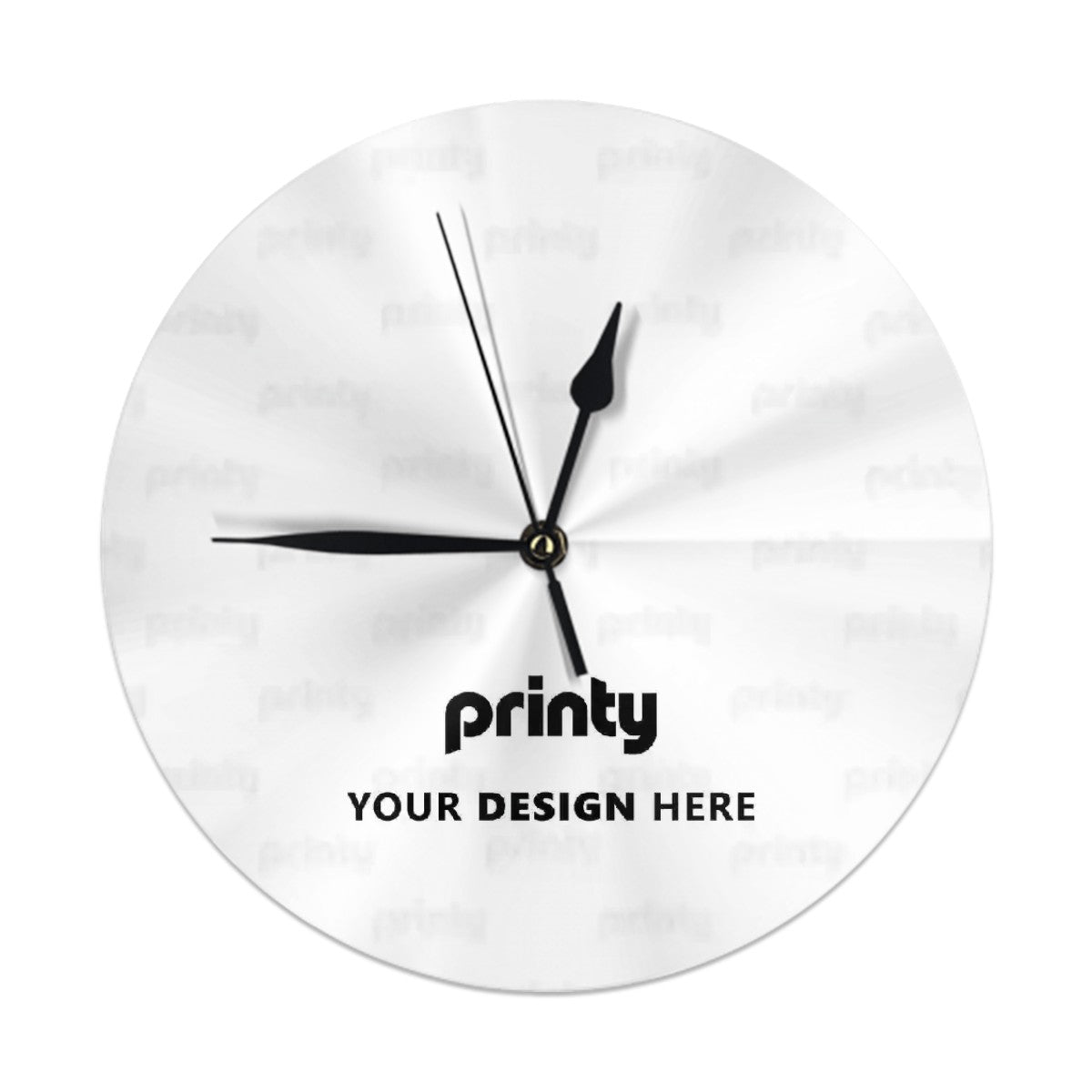 Custom PVC Wall Clock without Numbers & Scales with Stand